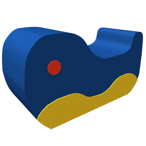 

Контурная игрушка – Рыба-кит