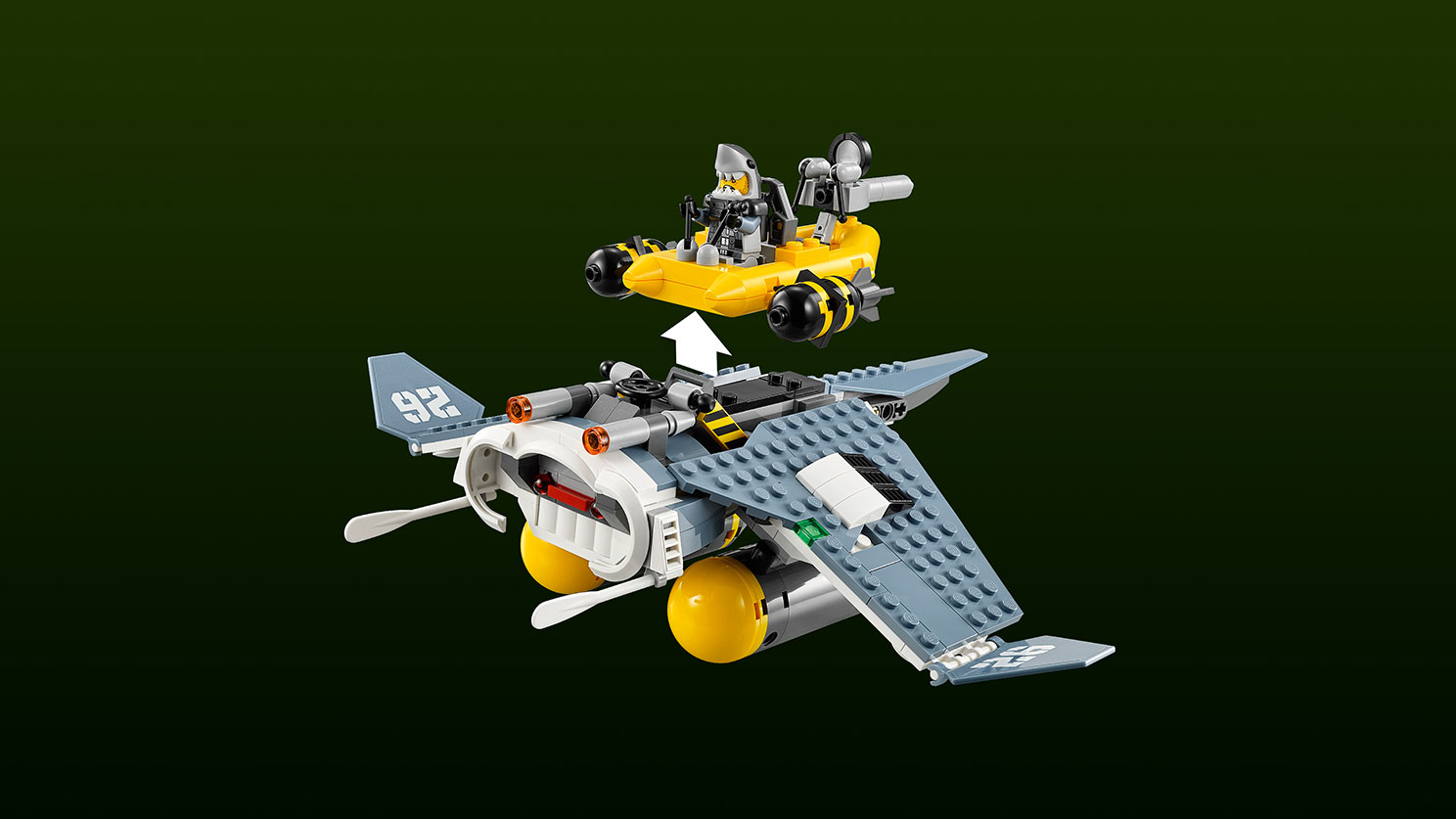 Lego Ninjago. Бомбардировщик Морской дьявол  