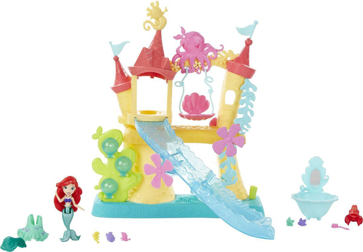 Disney Princess. Игрушка для игры с водой. Замок Ариэль  