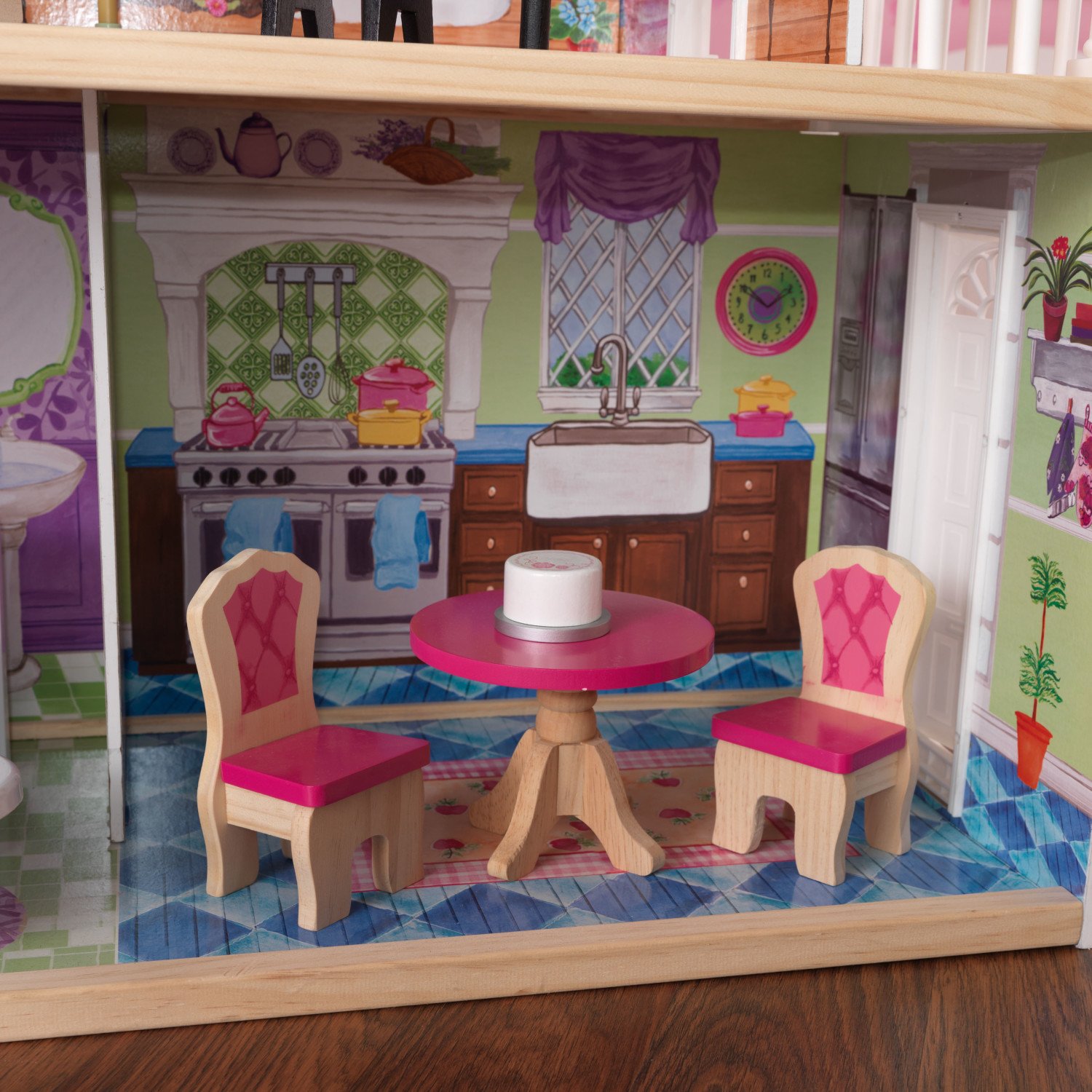 Кукольный домик с мебелью – Мечта, 14 элементов  