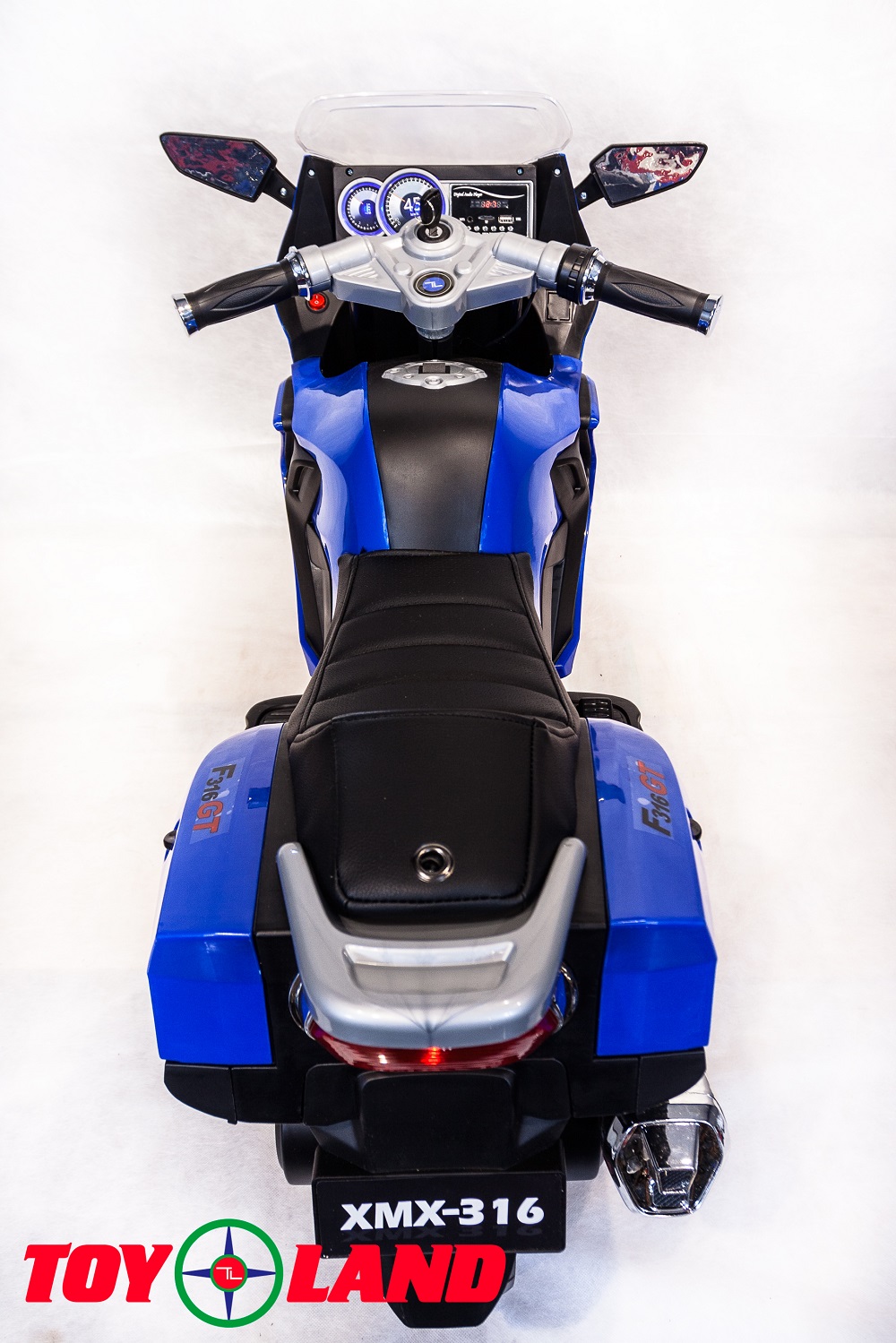 Электромотоцикл Moto синий  