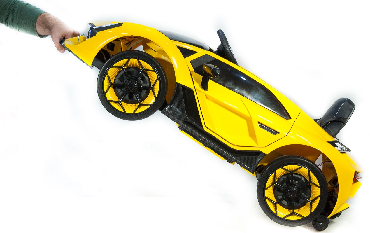 Электромобиль ToyLand Lamborghini YHK2881 желтого цвета 