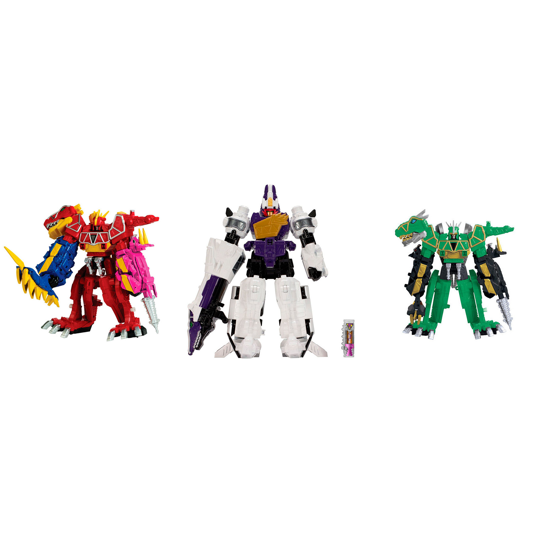 

Робот Дино Мегазорд Dx с дино-зарядом, 3 вида из серии Power Rangers