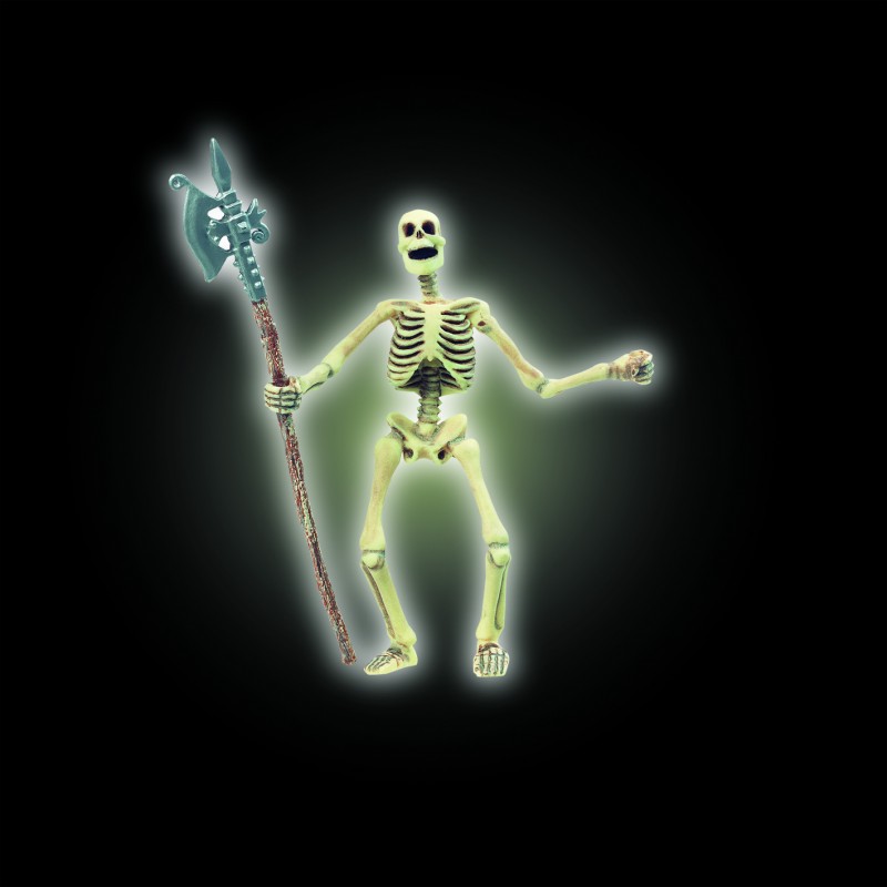 Фигурка скелета, светящегося в темноте  