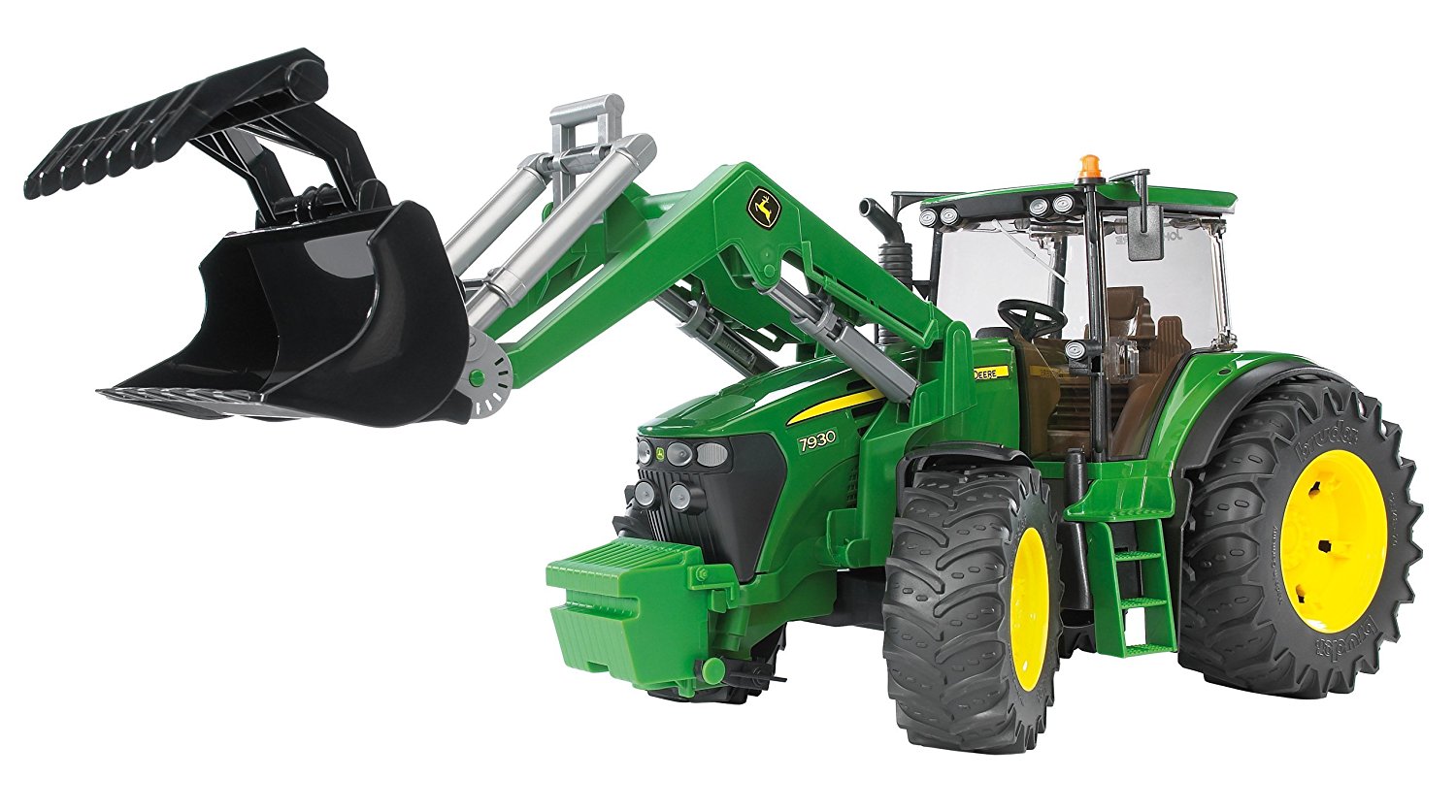 Трактор Bruder John Deere 7930 с ковшом  