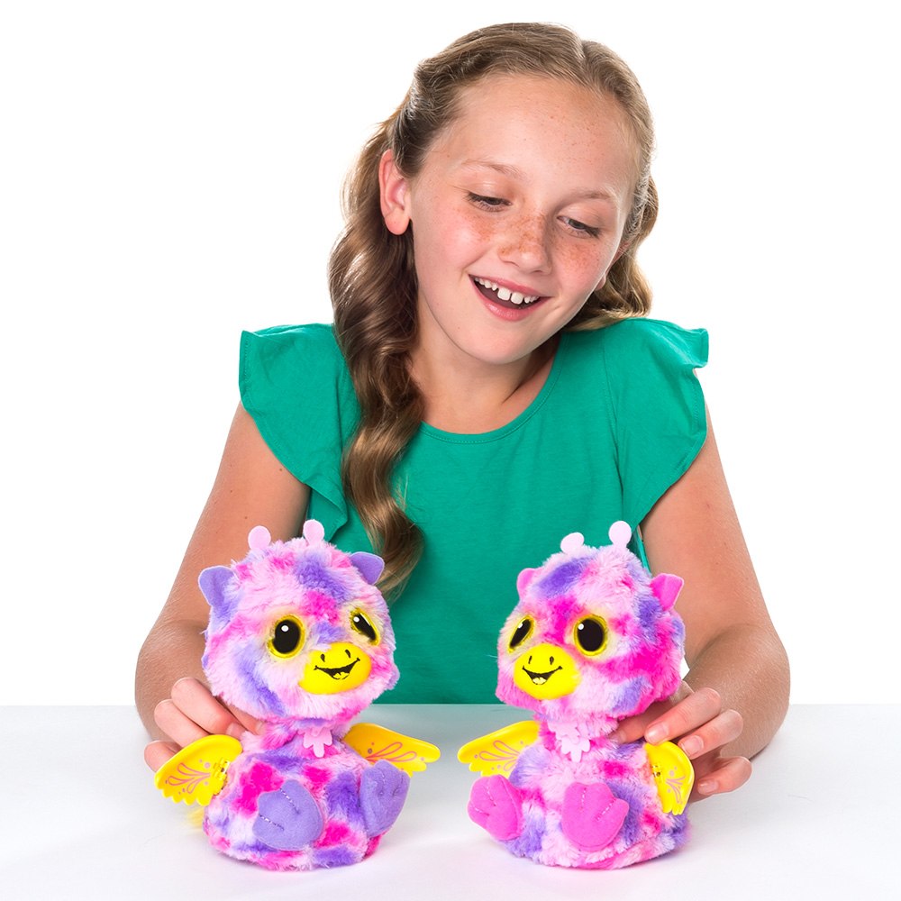 Игрушка Hatchimals сюрприз - Близнецы Жирафики, интерактивные питомцы, вылупляющиеся из яйца  