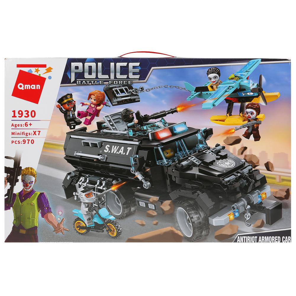 

Конструктор с фигурками и аксессуарами, 970 деталей