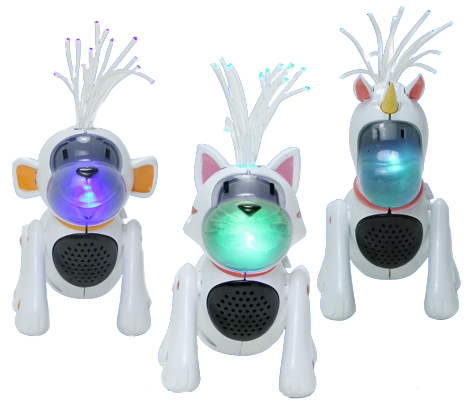 Интерактивная игрушка Светомузики - Единорог, с функцией воспроизведения звука через Bluetooth  