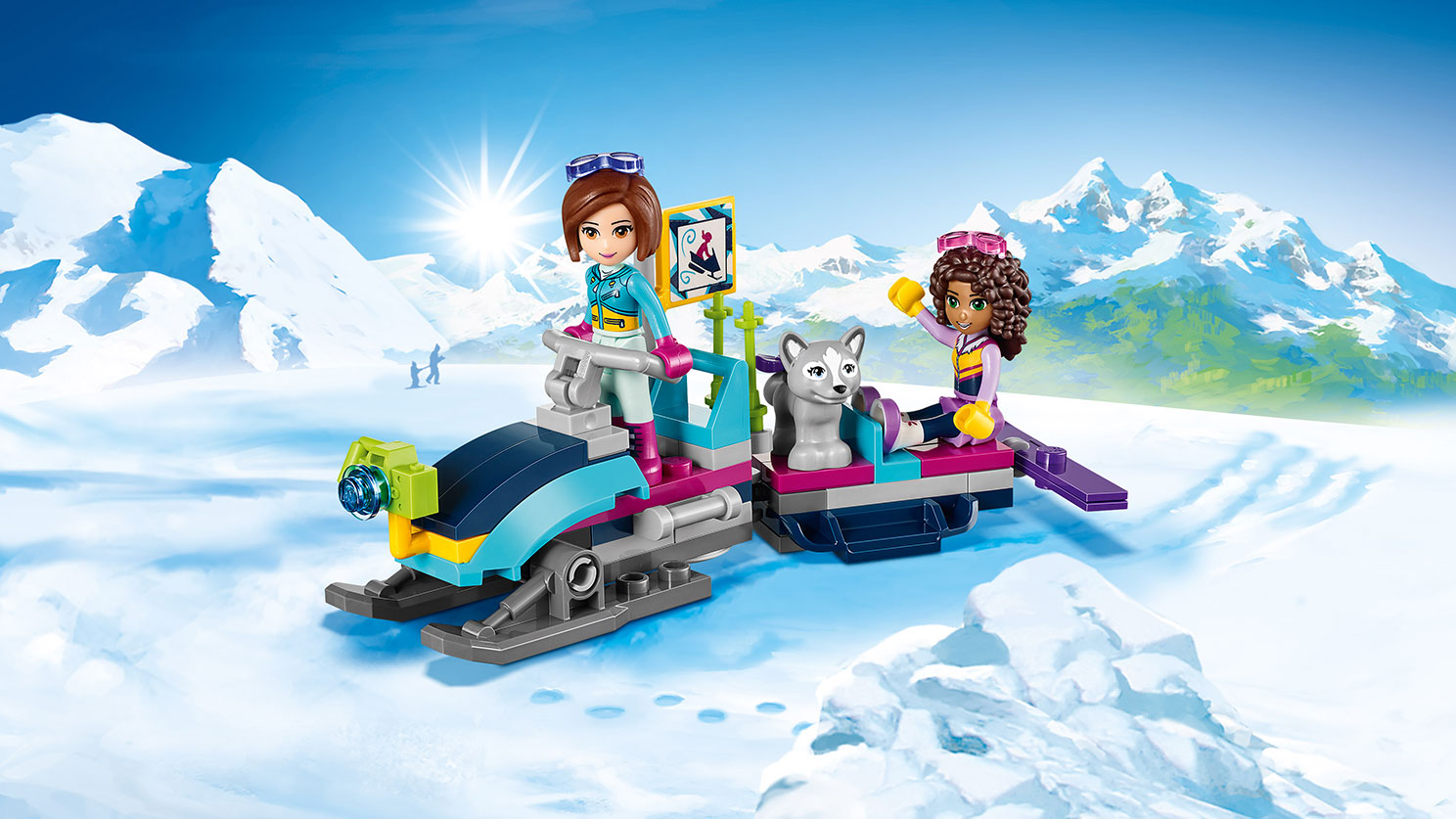 Конструктор Lego Friends. Горнолыжный курорт: шале  