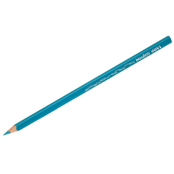 Цветные карандаши трехгранные 12 цветов Woodless, в пластиковом корпусе  