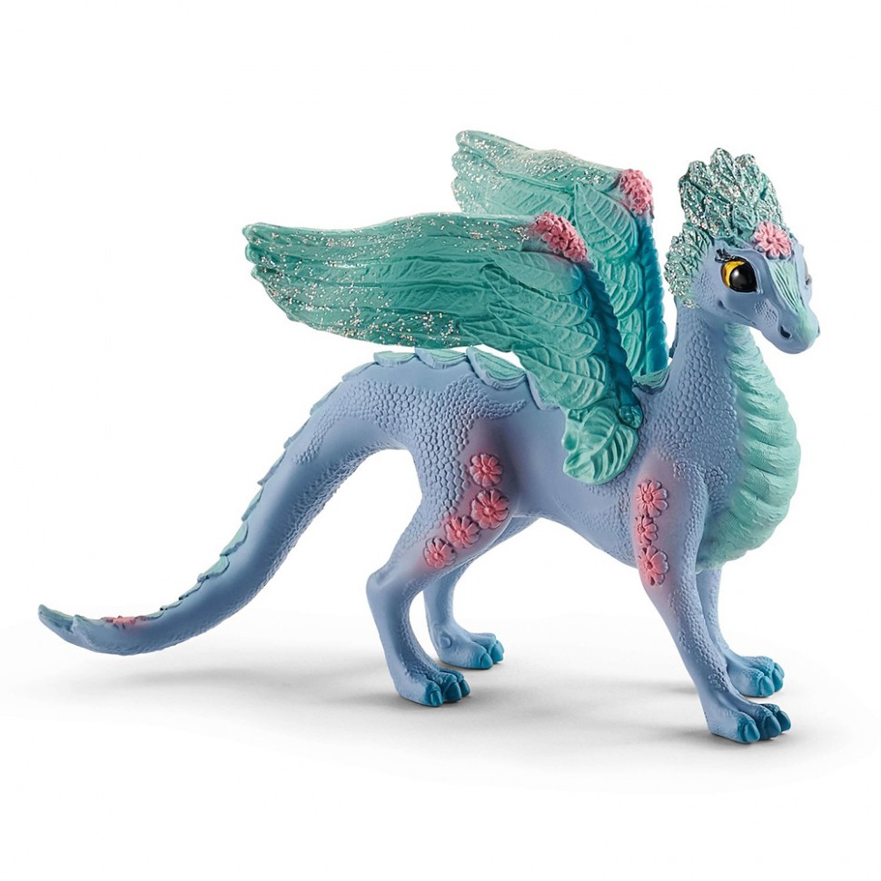 Фигурки - Цветочный дракон с детенышем  