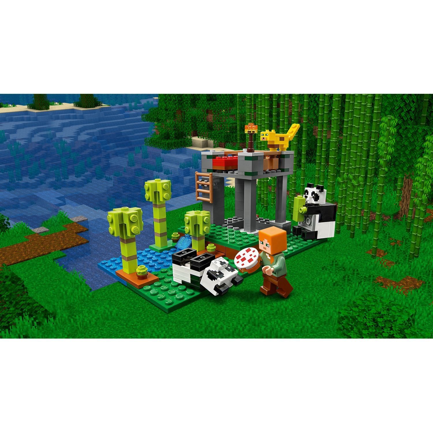Конструктор Lego® Minecraft - Питомник панд  