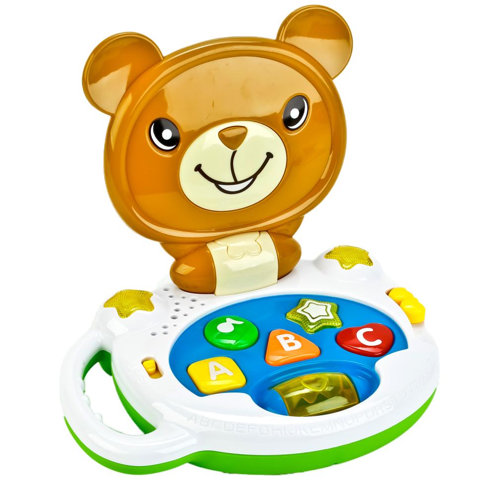 Развивающая игрушка – Медвежонок, 15 стихов и песен С. Маршака, учим цифры и цвета  