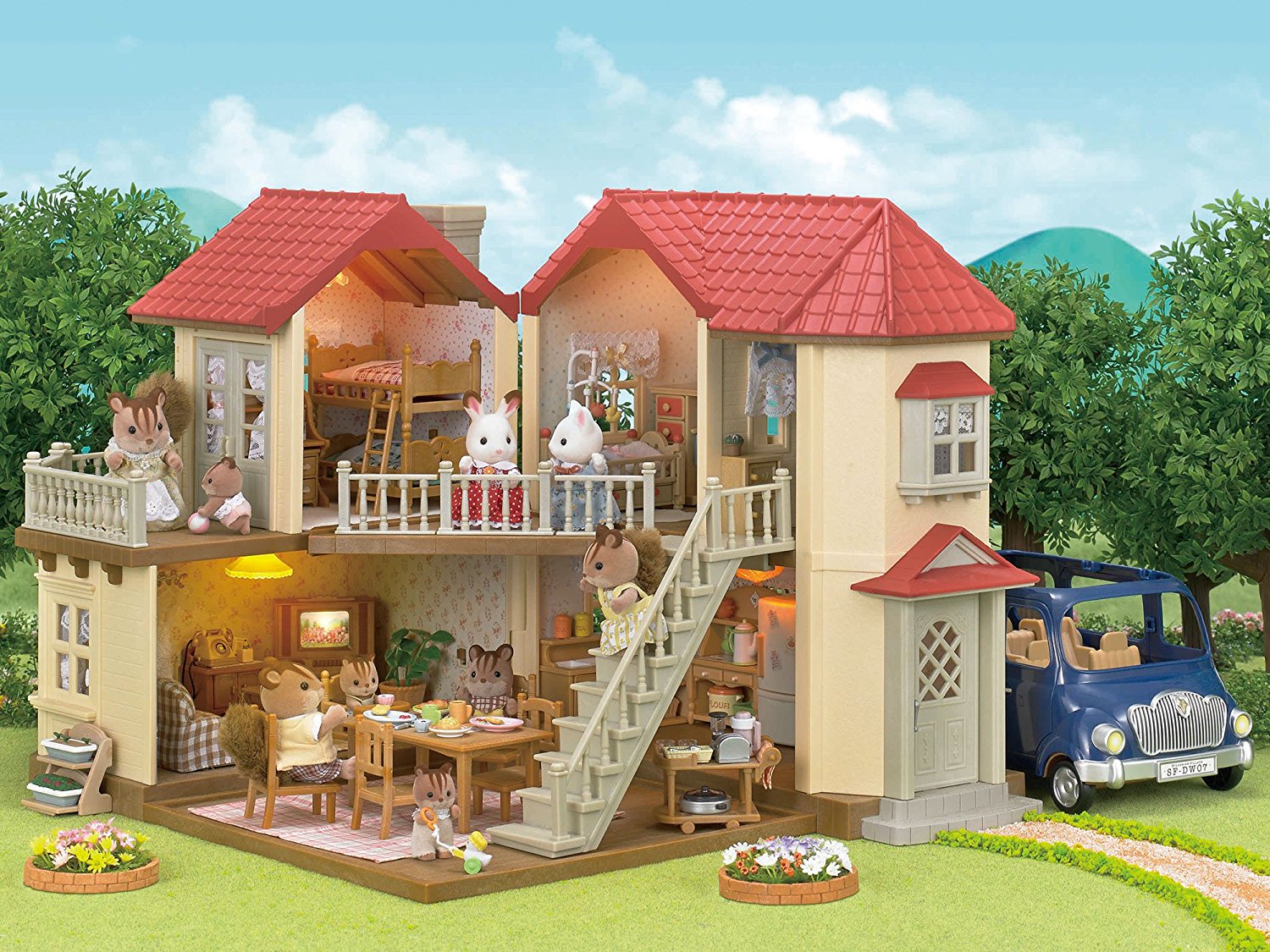 Sylvanian Families - Семейный автомобиль, 7 мест  