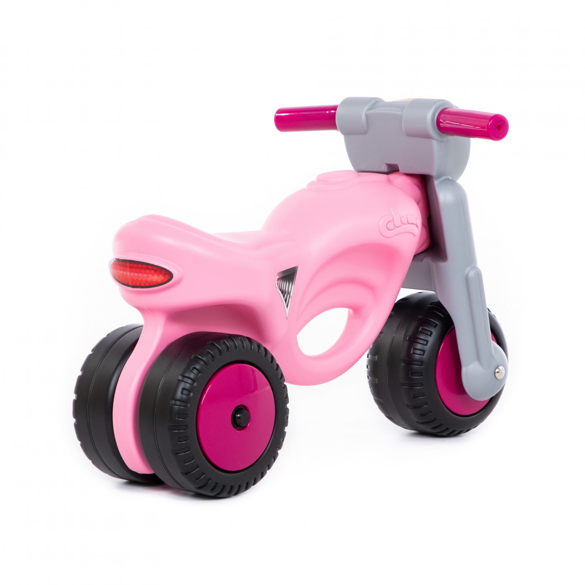 Каталка-мотоцикл Мини-мото, розовая  