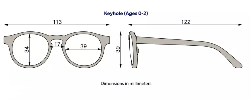 Солнцезащитные очки Original Keyhole - Секретная операция / Black Ops Black, Junior, оправа черна, линзы дымчатые  