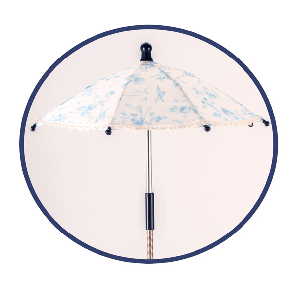 Коляска с сумкой и зонтиком из серии Романтик, 81 см  