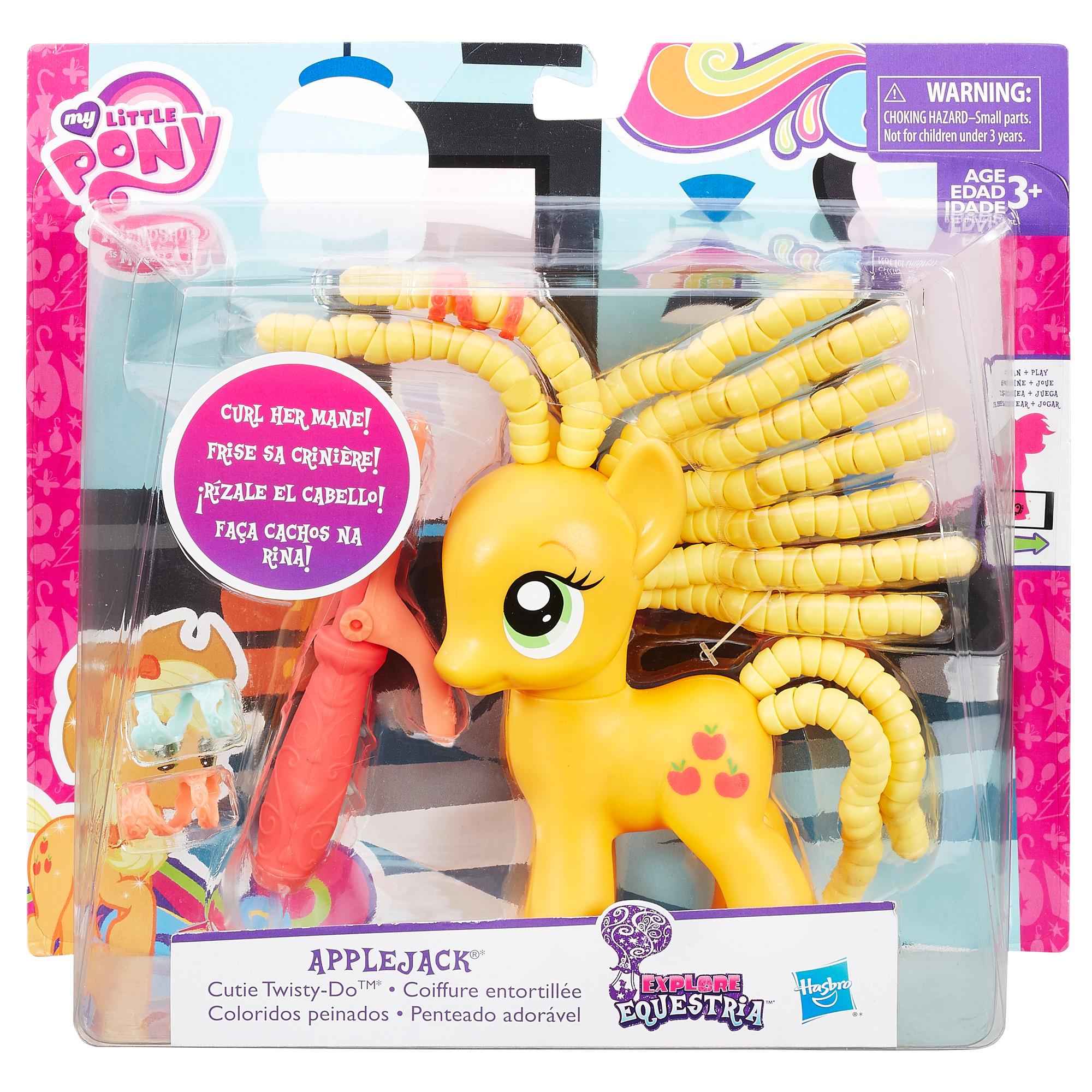 Игровой набор My Little Pony Пони с разными прическами - Эпплджек	  