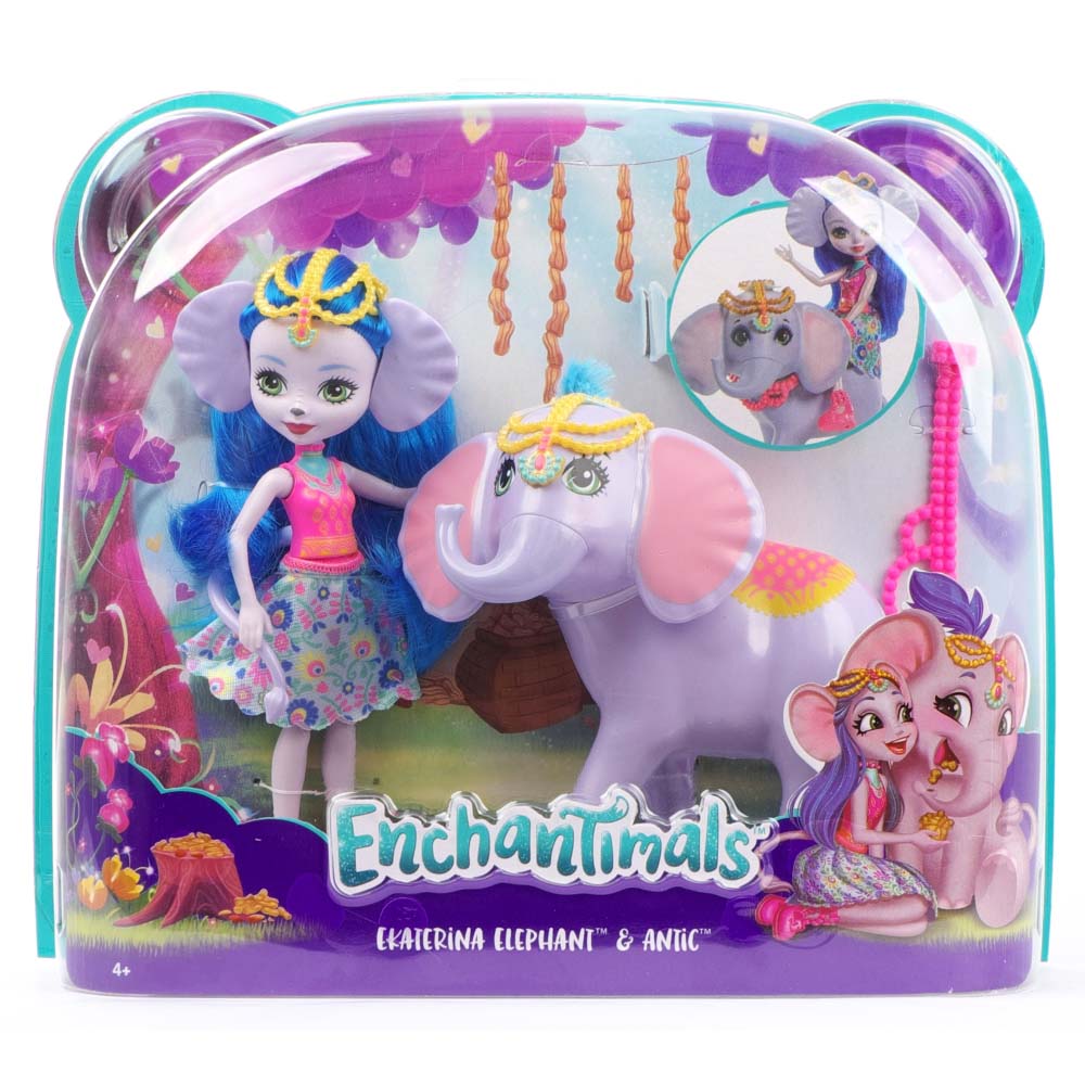 Кукла Enchantimals с большой зверюшкой, 4 вида   