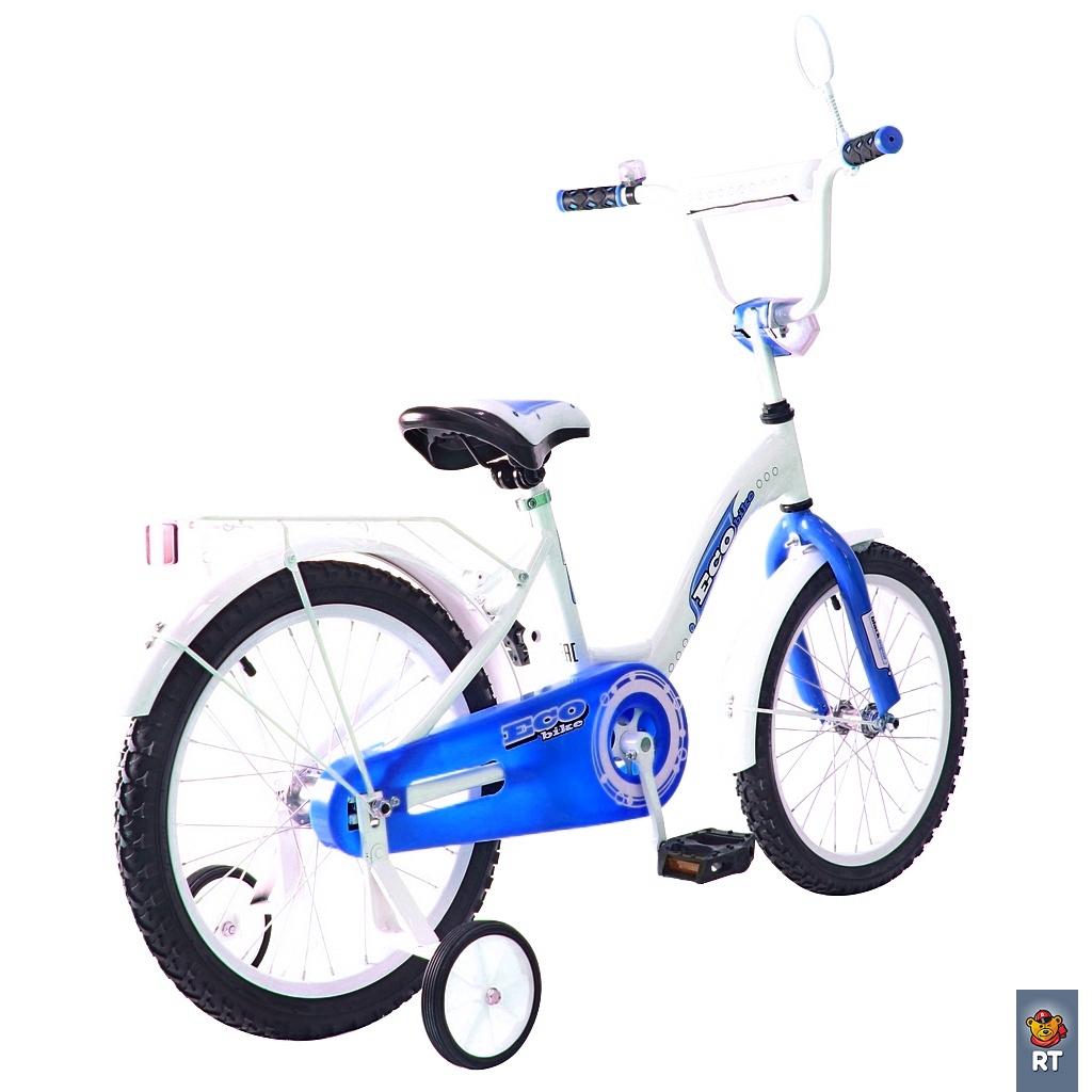 Двухколесный велосипед Aluminium Ecobike, диаметр колес 18 дюймов, голубой  