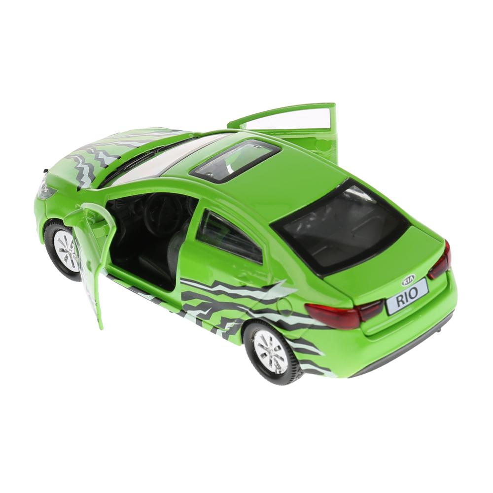 Машина металлическая Kia Rio Спорт 12 см, открываются двери и багажник, инерционная  