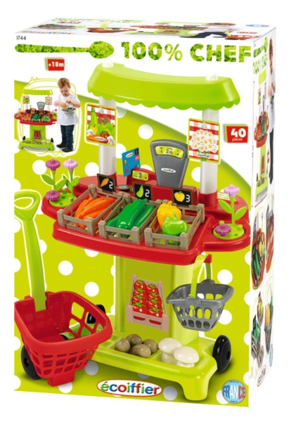 Игровой набор Овощной супермаркет с тележкой  