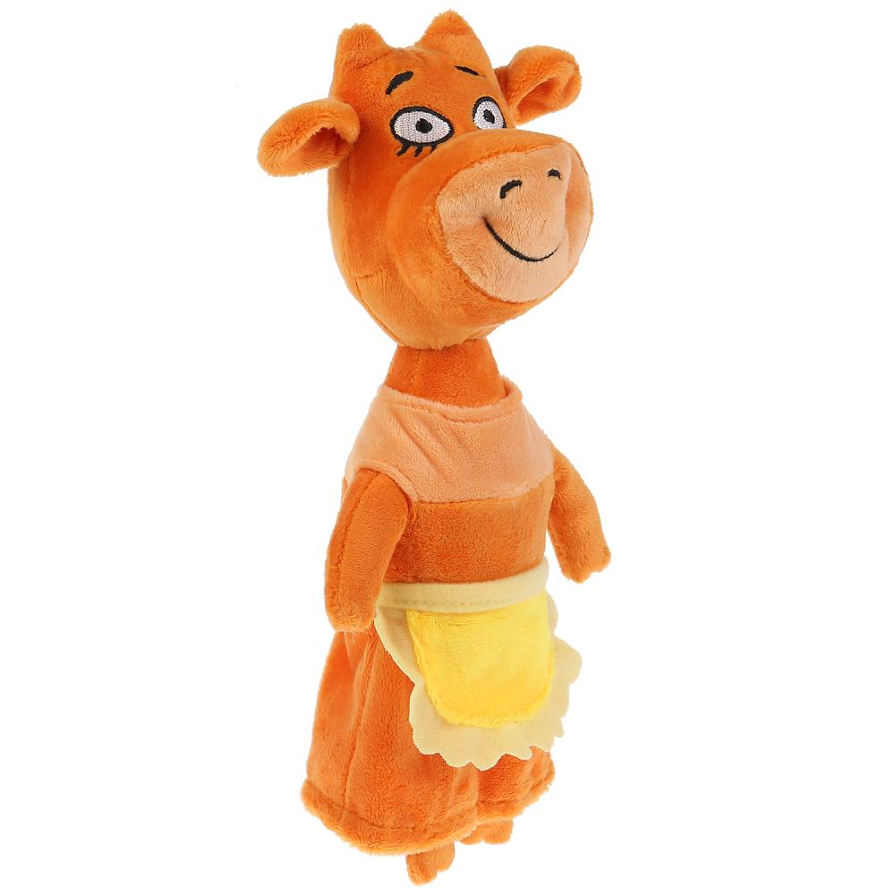 Музыкальная мягкая игрушка Оранжевая корова - Мама, 27 см  