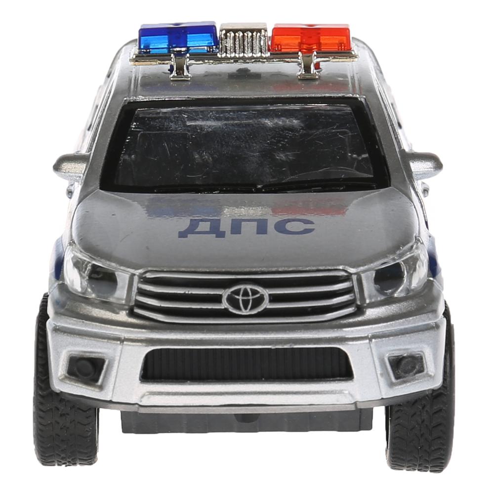 Модель Toyota Hilux Полиция, 12 см, инерционная, свет и звук  