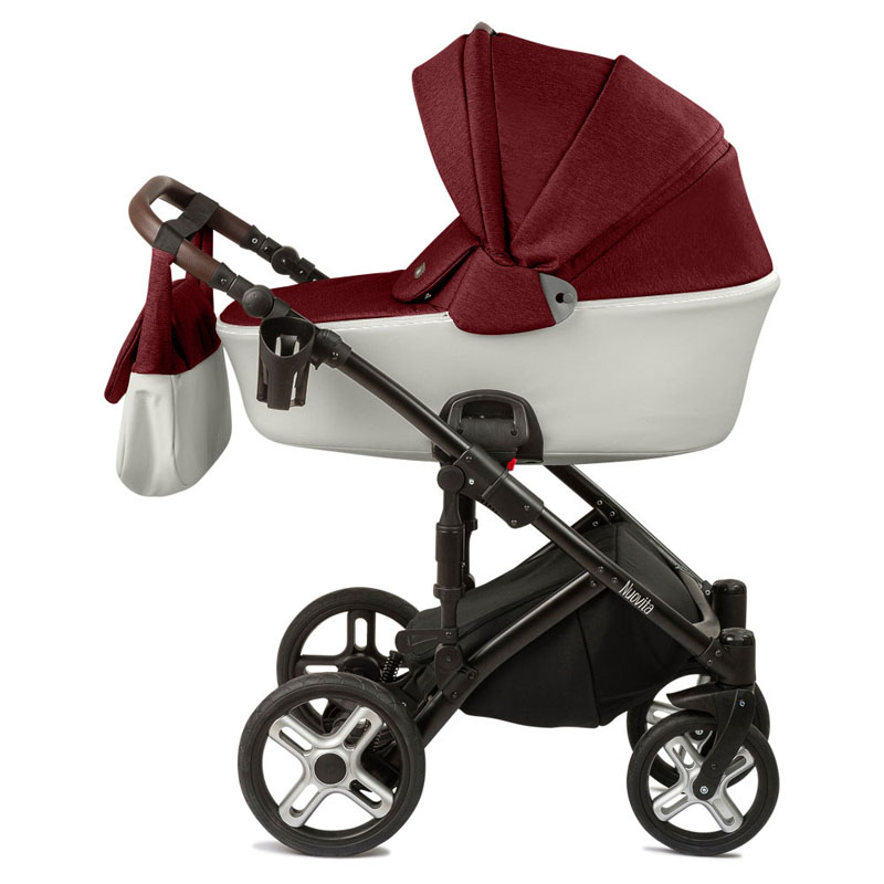 Детская коляска Nuovita Carro Sport 2 в 1, Granato Argenteo/Гранатово-серебристый  