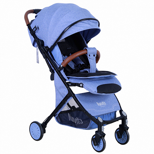 

Прогулочная коляска Nuovita Giro Lux, Джинсовый, Черный