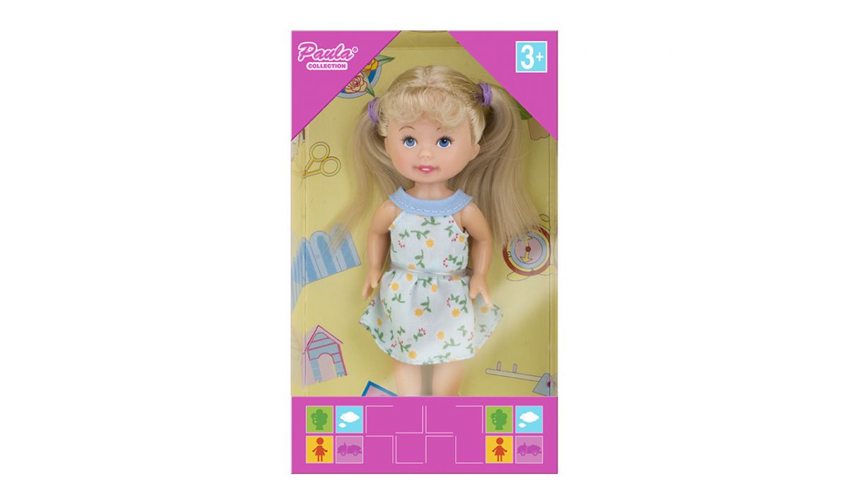 Кукла Paula, блондинка в голубом летнем наряде  