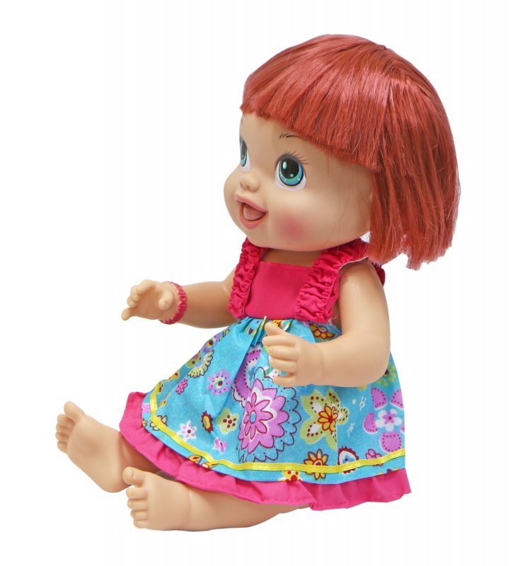 Кукла Лакомка Лиза с мороженым и каре, 36 см.  