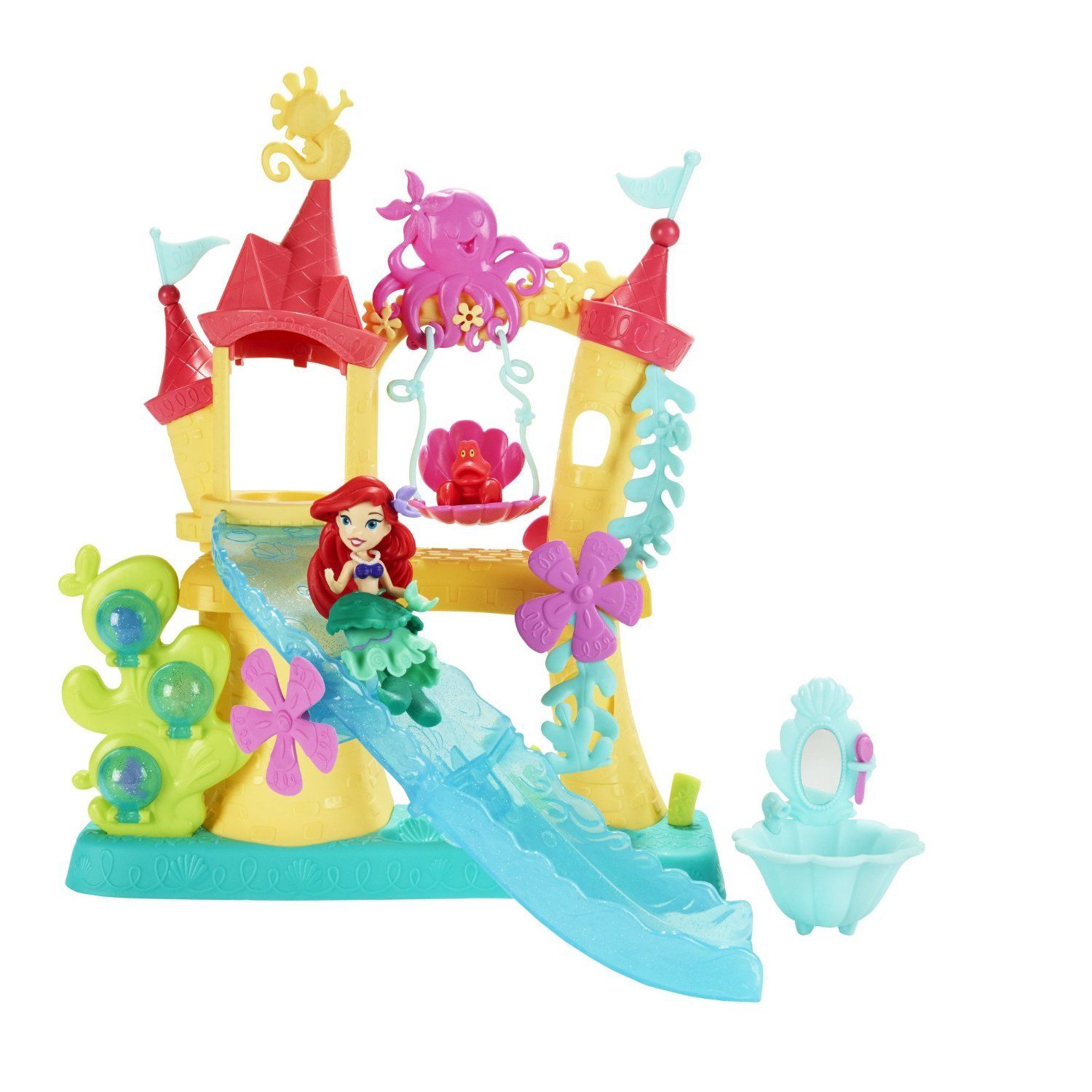 Disney Princess. Игрушка для игры с водой. Замок Ариэль  