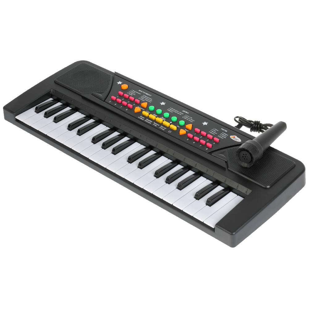 Электронный синтезатор 37 клавиш и микрофон  