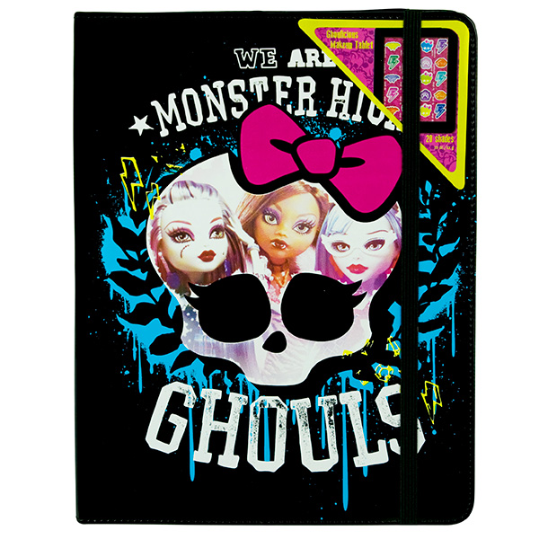 

Набор детской декоративной косметики из серии Monster High в виде чехла для планшета