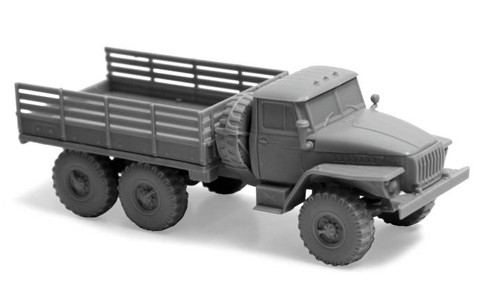 

Модель сборная. Советский армейский грузовик Урал-4320