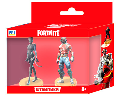 

Набор по 2 штампика Fortnite 7,5 см, серия 2, 24 вида