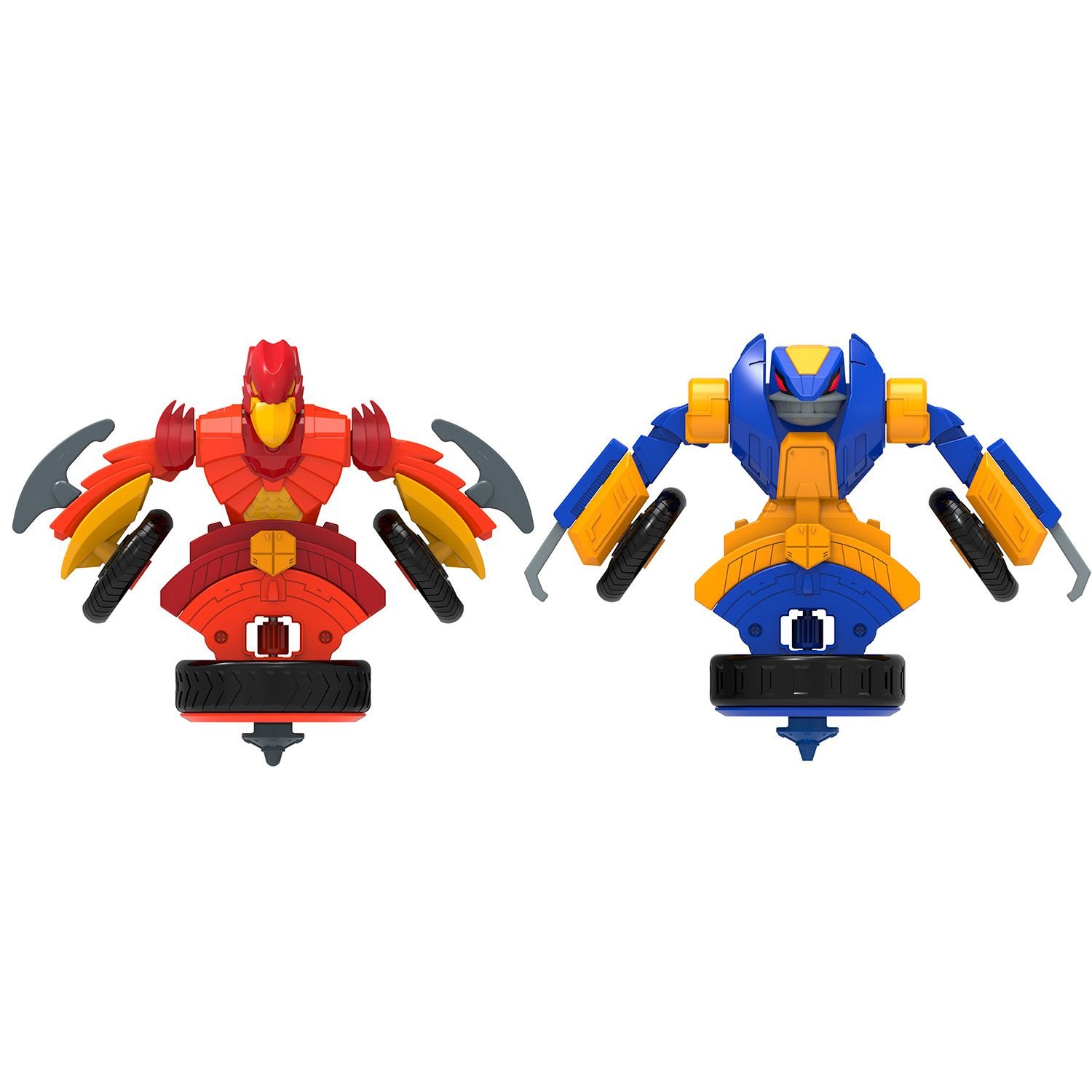 Игровой набор волчков-трансформеров 2 в 1 Spin Racers – Кинжал и Огнедышащий с аксессуарами  