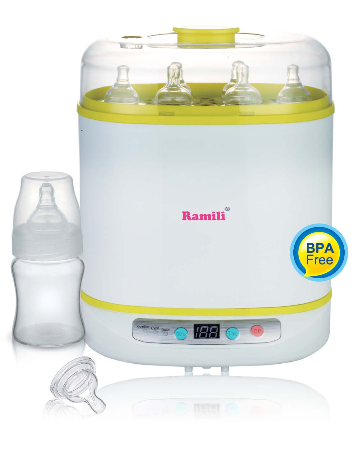 

Стерилизатор детских бутылочек – Ramili Steam Sterilizer BSS150