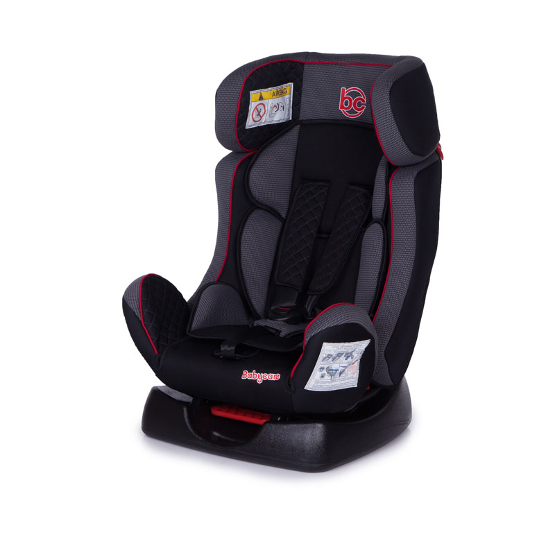 

Детское автомобильное кресло Baby Care Nika - группа 0+/I/II - 0-25 кг. 0-7 лет - Черный/Серый 1023