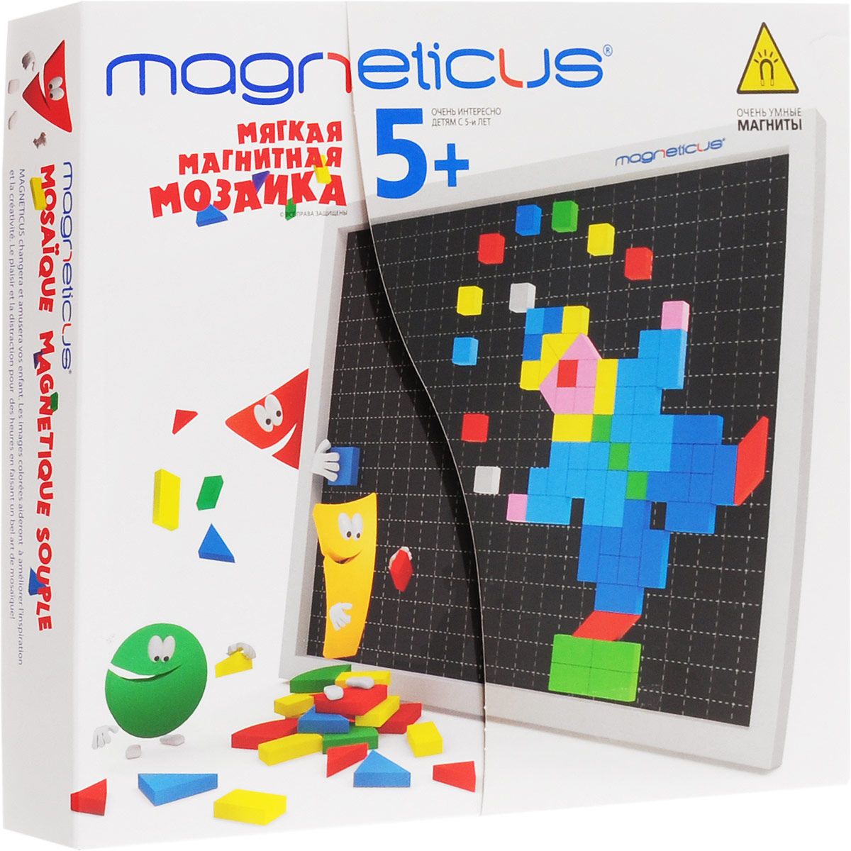 

MAGNETICUS. Магнитная мозаика, 7 цветов, листок с примерами