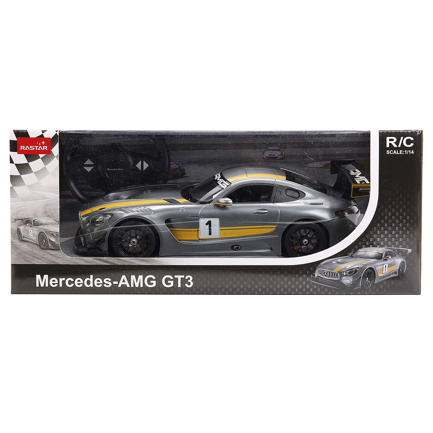 Машина р/у Rastar - Mercedes Amg Gt3 Performance r/c, со светом, масштаб 1:14   