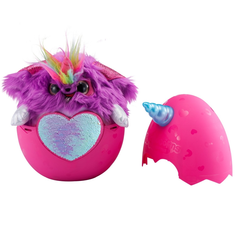 Игрушка плюшевый-сюрприз RainBocoRns в яйце, серия B  