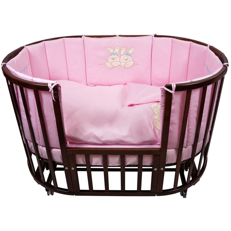 Комплект в кроватку Nuovita Leprotti, 6 предметов rosa / розовый  