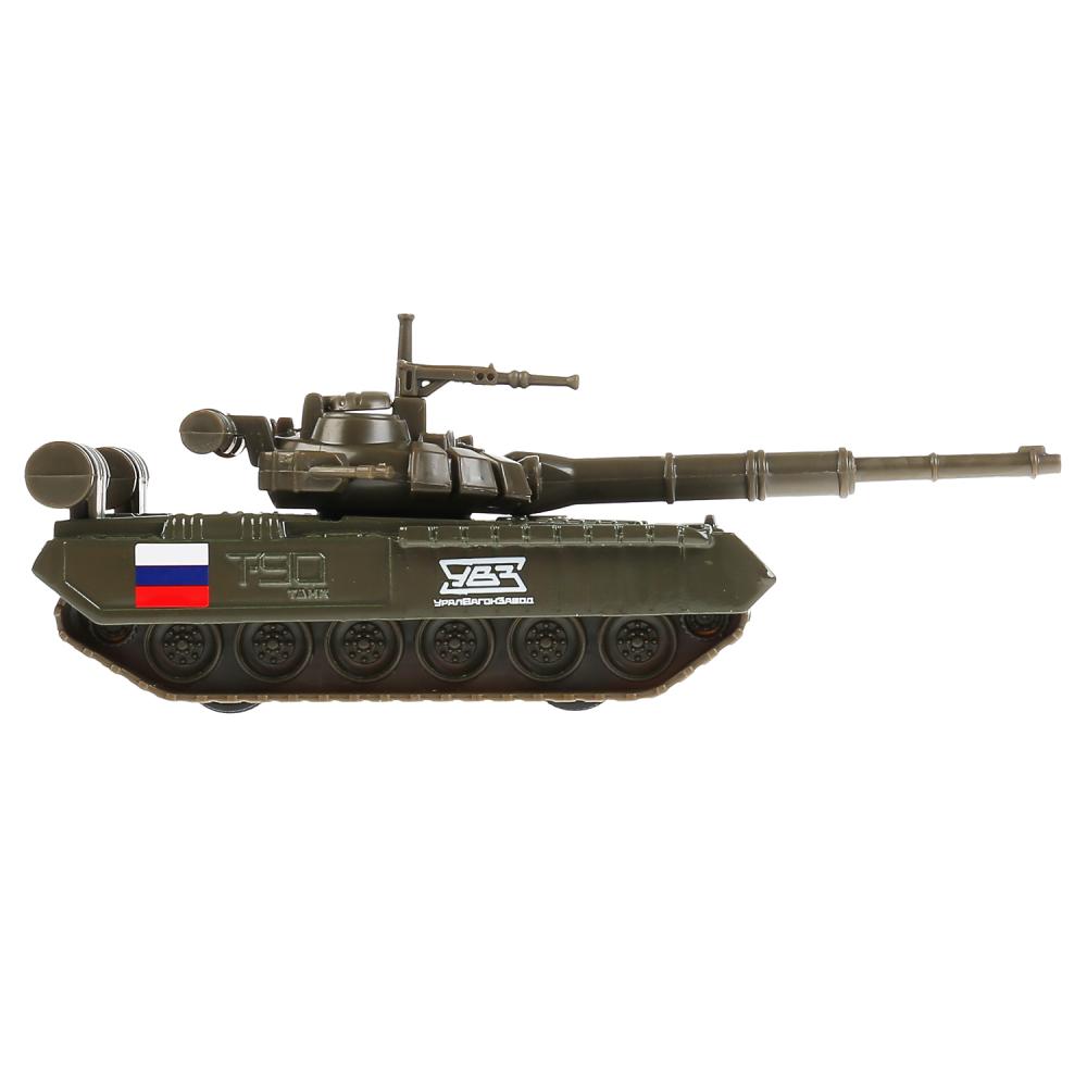 Танк T-90, 12 см, инерционный, подвижные детали  