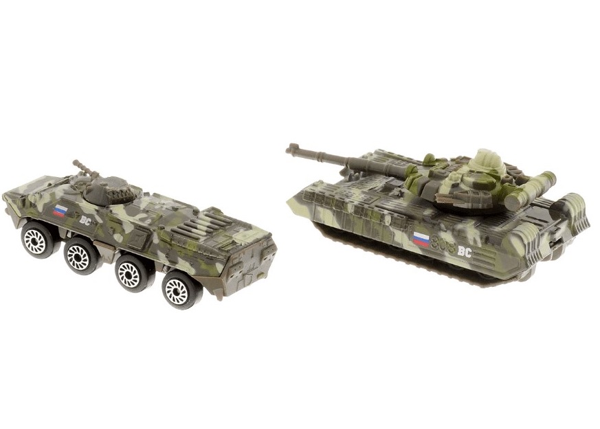 Набор из 2-х металлических моделей – Военная техника 7,5 см  