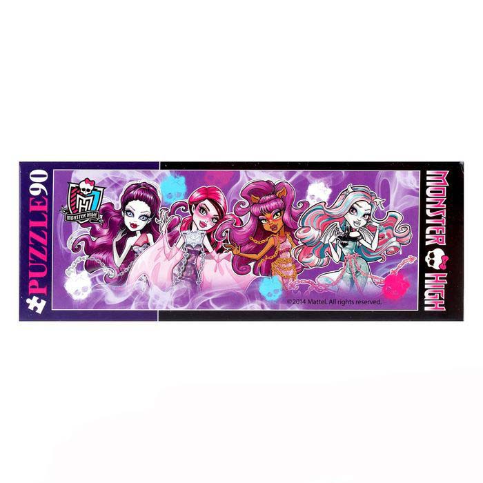 

Пазлы 90 элементов Панорама - Школа Монстров Monster High