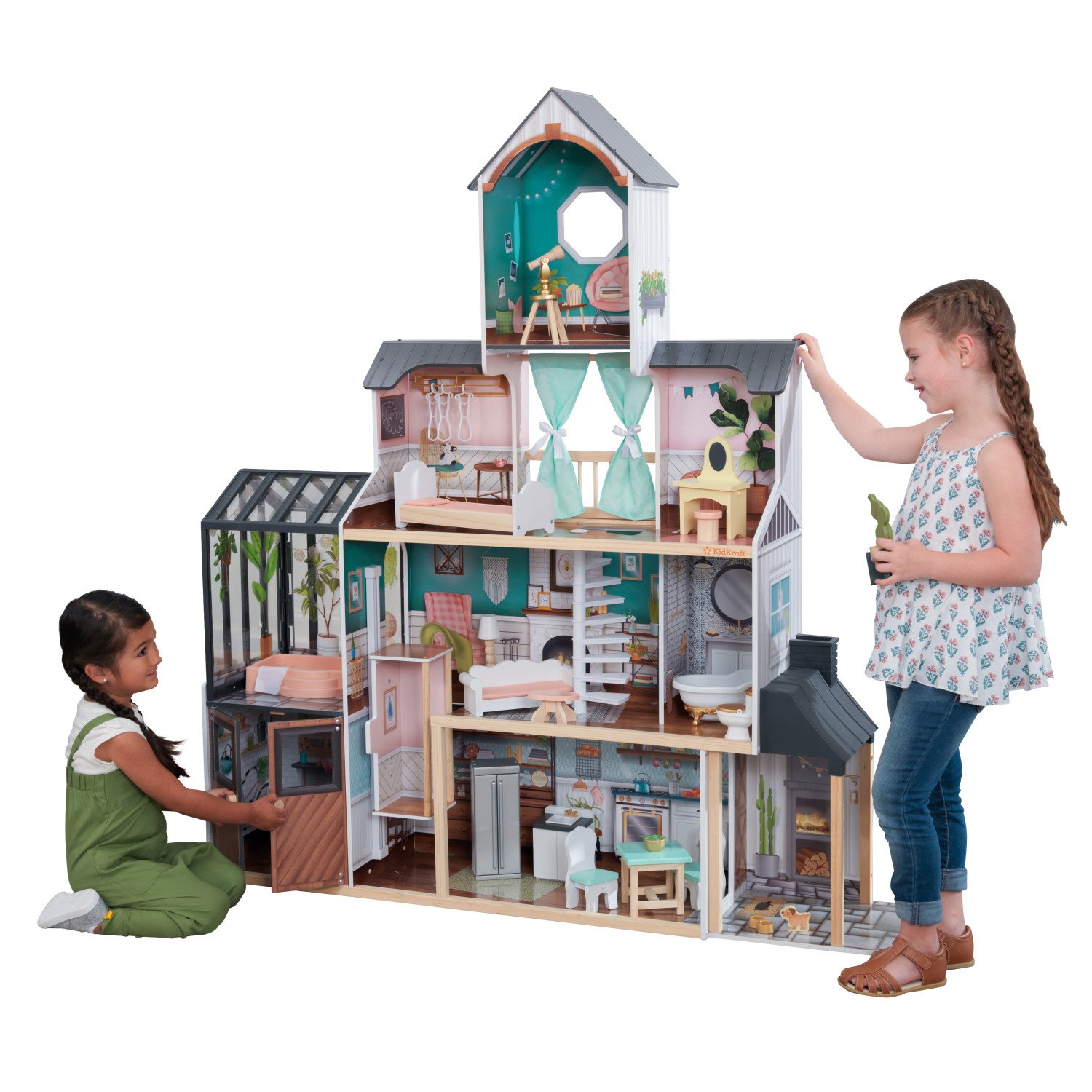 Кукольный домик с мебелью – Особняк Селесты, 22 элемента  