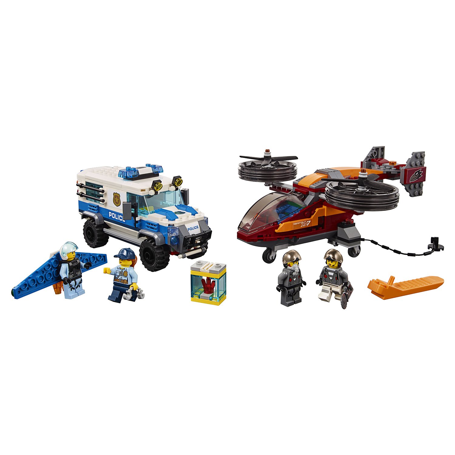 

Конструктор из серии Lego City Police - Воздушная полиция: кража бриллиантов