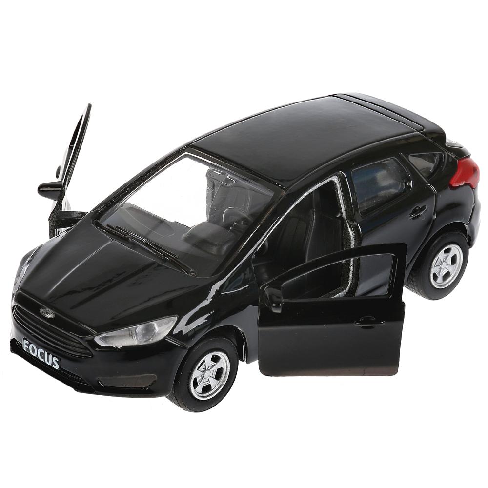 

Инерционная металлическая машина - Ford Focus хэтчбек, черный 12 см, открываются двери